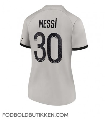 Paris Saint-Germain Lionel Messi #30 Udebanetrøje Dame 2022-23 Kortærmet